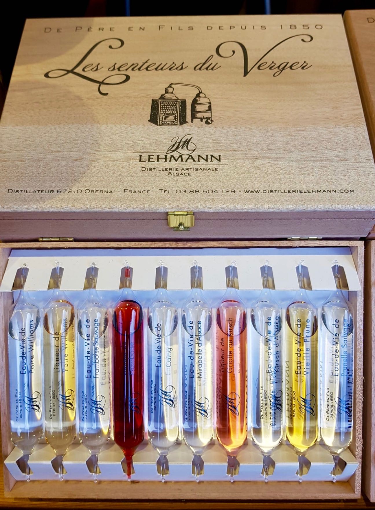 Coffret Cadeau Liqueur Dégustation luxe Liqueur 6 échantillons